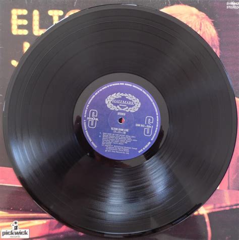 Elton John Live 171170 1977 Uk Issue Lp 33 Rpm Album Vinyl Etsy