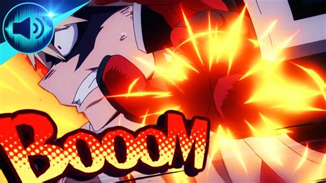 My Hero Academia Bakugo Explosion Quirk Sound Effect N°2 Youtube