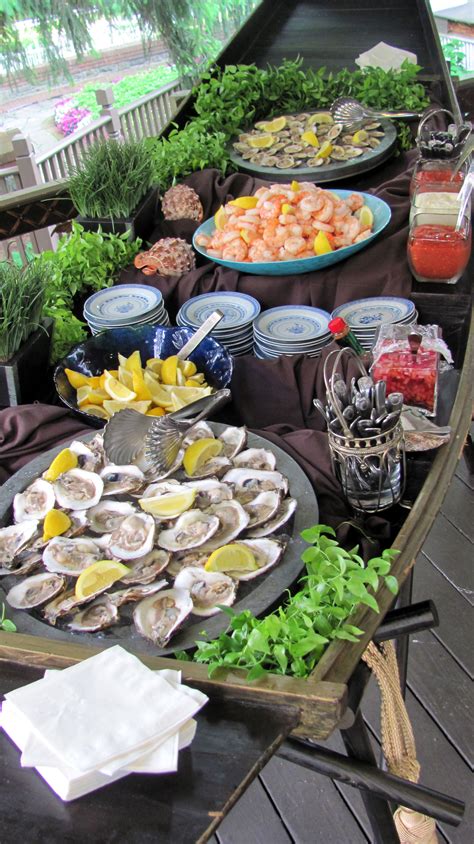 Raw Bar Seafood Buffet Seafood Boil Party Oyster Roast