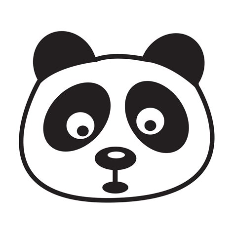 Panda Icon Symbol Sign 627916 Vector Art At Vecteezy