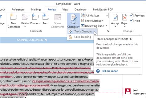 How To Copy And Paste Text With Tracked Changes In Word 2013