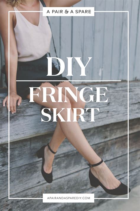 DIY Fringe Skirt | Collective Gen | Fringe skirt, Fringe ...