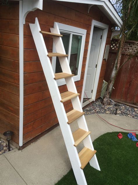 Loft Ladder For Tiny House Compact And Convenient Access