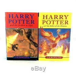 What did harry potter know about magic? Harry Potter Book Set Complete 1-7 Hardcover 1st Edition ...