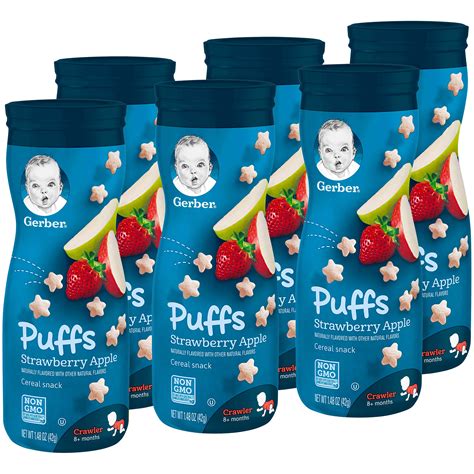 Gerber Lil Bits Oatmeal Banana Strawberry Baby Cereal 8 Ounce Pack