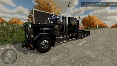 Bones Peterbilt 389 Heavy Truck V10 Fs22 Farming Simulator 22 Mod