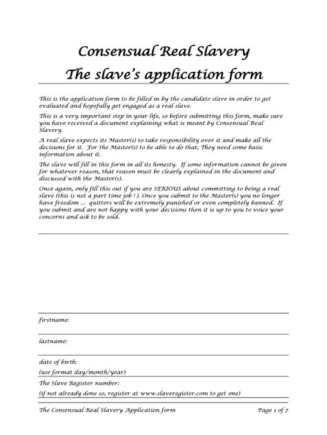 Slave Contract Fill Out And Sign Online Dochub
