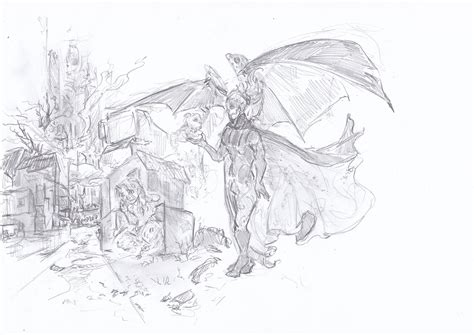 lord death guiding the souls -- sketch by zo44o on DeviantArt