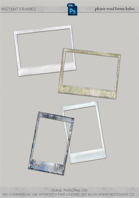 Freebie Instant Frames Hg Designs