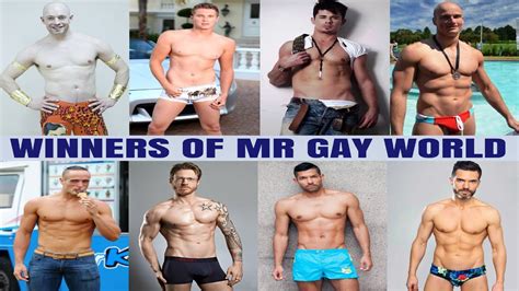 8 handsome mr gay world winners all time youtube