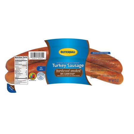 Start your morning with a quick, tasty breakfast taco with cheese and butterball all natural turkey breakfast sausage links. Butterball® Natural Hardwood Smoked Turkey Sausage 13 oz. Pack - Walmart.com