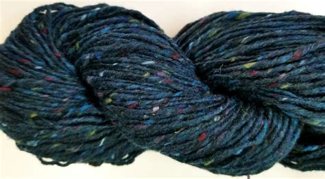 Tahki Donegal Tweed Color 844 Teal Blue Jennings Yarn And Needlecraft