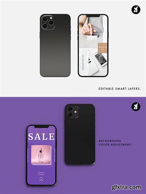 Smartphone Front View 8k High Resolution Mockup Gfxtra