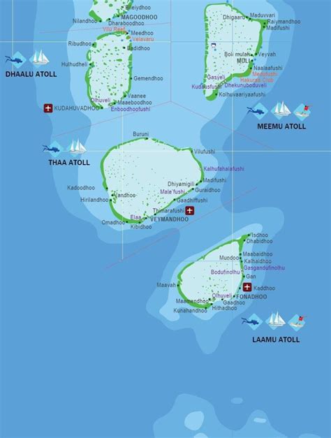 แผนทหมเกาะมลดฟ PALAPILII THAILAND