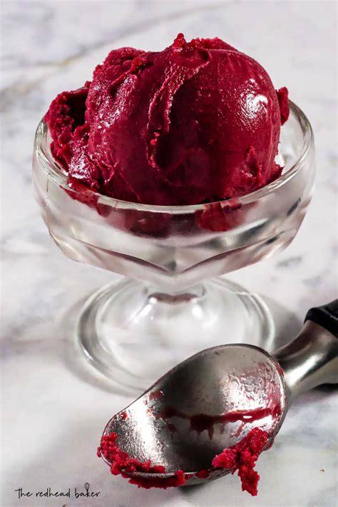 Pomegranate Sorbet 1 — The Redhead Baker