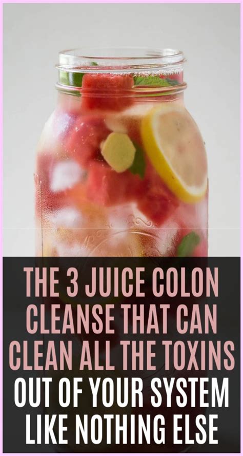 The 3 Juice Colon Cleanse That Can Clean All The Toxins Out Of Your