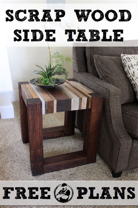 Scrap Wood Side Table Free Diy Tutorial Rogue Engineer