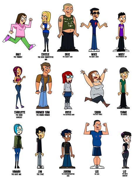 Drama Total Total Drama Island Character Design Animation Character