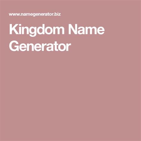 If you looking on the internet a kingdom name generator with random fantasy kingdom names so, you come to a right place now a day my team share with you a fantasy place name share on the request base, all over the countries kingdom set. Kingdom Name Generator | Kingdom names, Writing fantasy ...