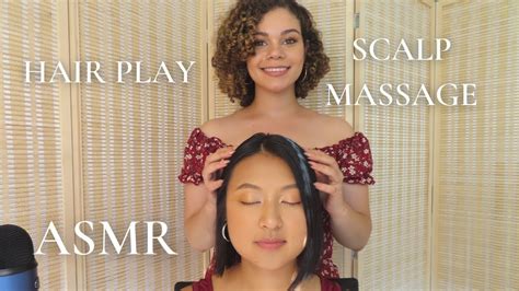 Asmr Hair Play Scalp Massage Youtube