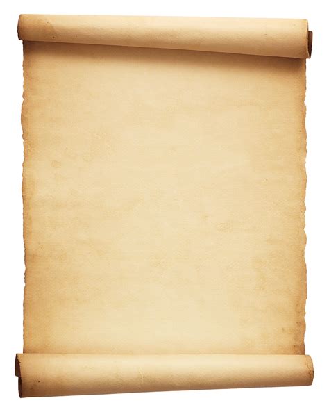 Parchment Scroll Png Png Image Collection