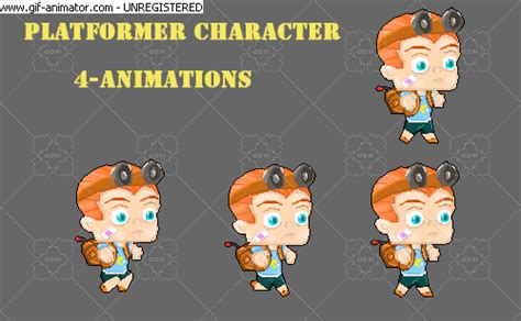 Platform Character Pack Gamedev Market