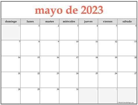 Calendario Mayo 2023 Para Imprimir Pdf Php Imagesee