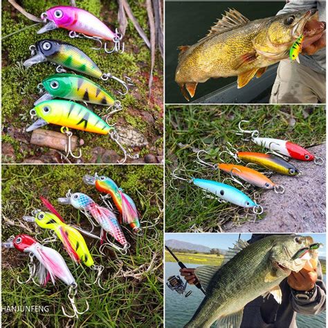 Buy Minnow Fishing Lure 4pcsset Crankbait Artificial Hard Bait Fly