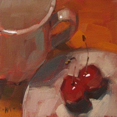 Daily Paintworks Out For Coffee Original Fine Art For Sale