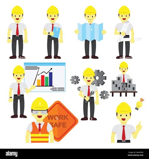 Various Professional People Occupation Vector Illustration Graphic