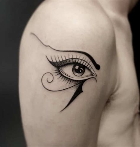 Eye Of Horus Tattoos Explained Meanings Common Themes Photos