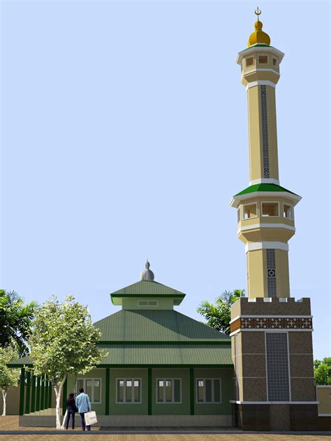 Dihalaman ini anda akan melihat contoh undangan rapat renovasi mushola yang apik! 35 Gambar Menara Masjid / Mushola Terbaru - Model Desain Rumah Minimalis