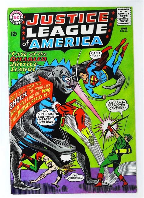 Justice League Of America 1960 Series 36 Fine Actual Scan