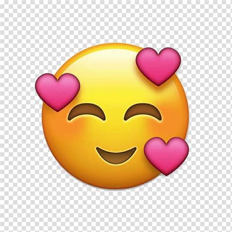 In Love Emoji Icon Emoji Heart Sticker Love Emoticon