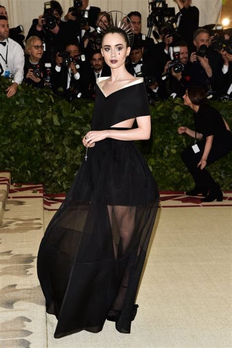 Lily Collins In Givenchy Couture @ 2018 Met Gala - Fashionsizzle