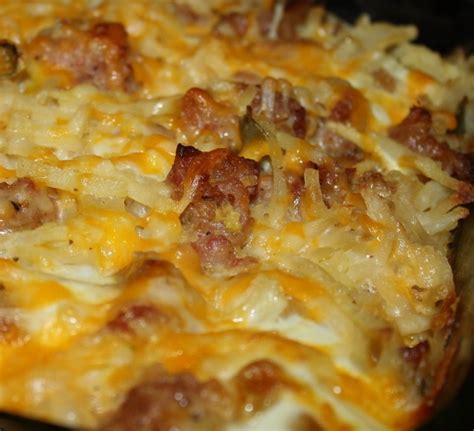 I love using the potatoes o'brien because they are already chopped and they come with red and green bell peppers. Breakfast Casserole Using Potatoes O\'Brien : O Brien ...