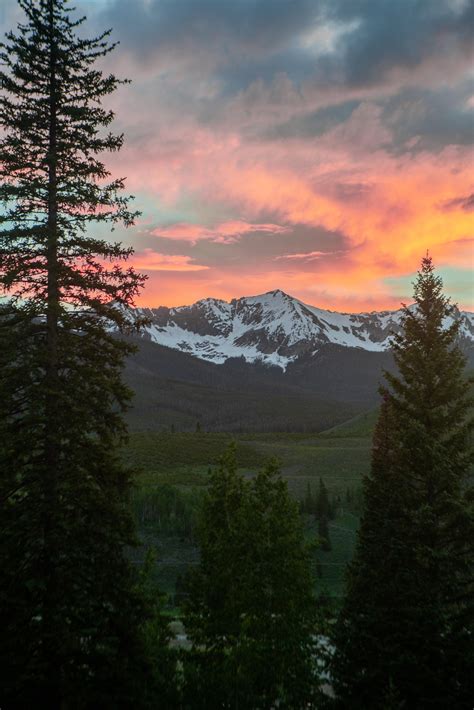 An Incredible Sunset At 9600 Ft Breckenridge Co Oc 2160x3228 R