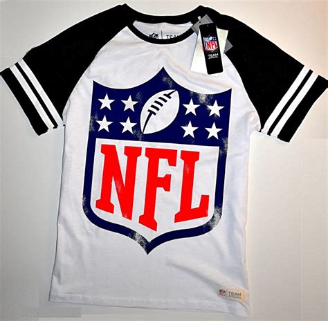 Nfl T Shirt Jersey Mens American Football Tu White Uk Size Medium Nfl