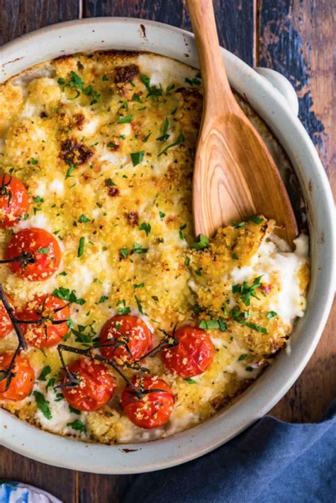 Deliciously Creamy And Cheesy This Cauliflower Au Gratin Is The