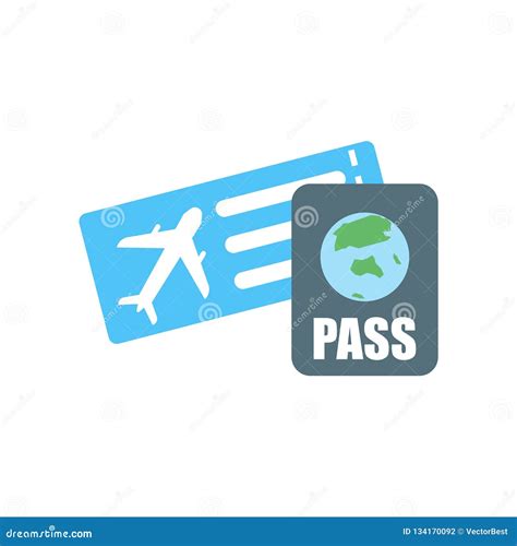 Boarding Pass Icon Vector Sign And Symbol Isolated On White Background Boarding Pass Logo