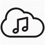 Stream Streaming Icon Audio Cloud Sound Icons