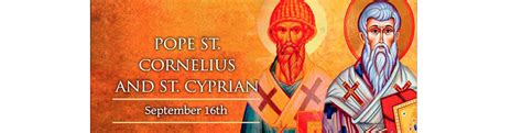 St Cornelius Pope Martyr And St Cyprian Bishop Martyr Diocese