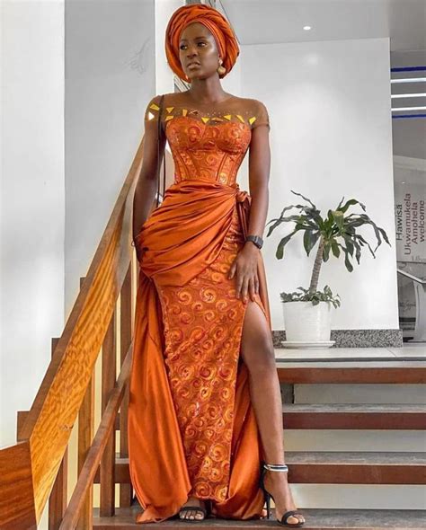 80 Latest Aso Ebi Styles For 2023 Updated Weekly Thrivenaija Lace Styles For Wedding Aso