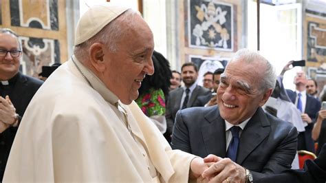 Martin Scorsese Se Reúne Con El Papa Francisco Y Anuncia Una Película