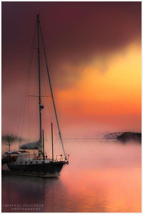 Sunrise On The Sailboat Somewhere In The Us By Paul Jolicoeur 500px
