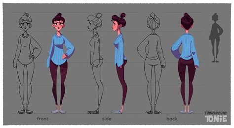 Tonie Character Design Development On Behance Character Design Girl