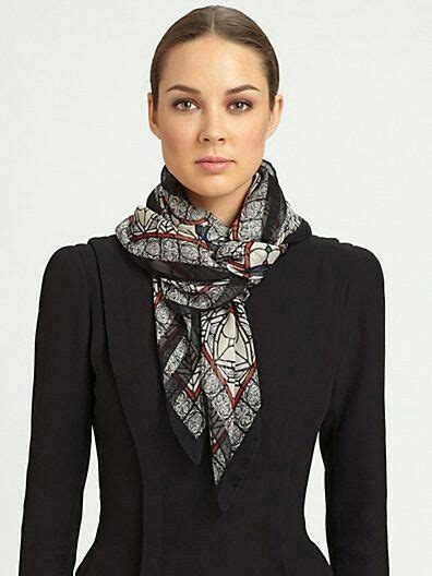 How To Wear A Silk Scarf Ways To Wear A Scarf How To Wear Scarves Mode Ab 50 Ways To Tie