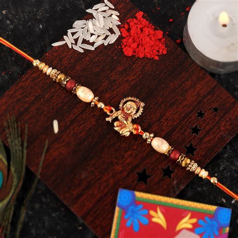 Stone And Thread And Beads Fancy Rakhis Craft Affair Rakhi For Bhaiya