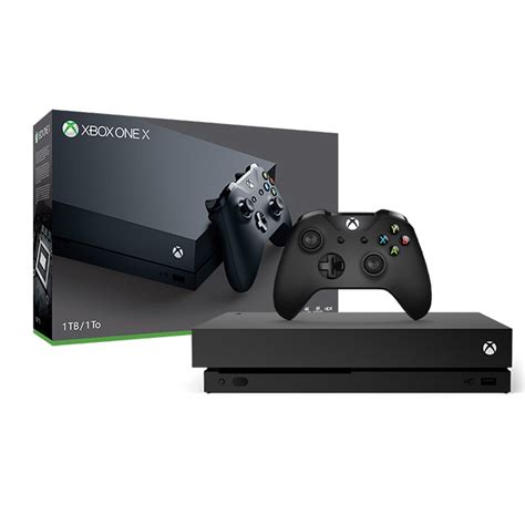 Microsoft Xbox One X TB K Blu Ray Black Console Controller Accessories Lot Beautiful