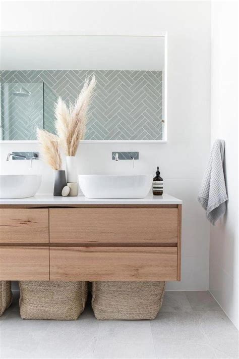 40 Modern Scandinavian Bathroom Ideas Badkamerideeën